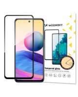  Wozinsky Wozinsky Tempered Glass Full Glue Super Tough Screen Protector Full Coveraged with Frame Case Friendly for Xiaomi Redmi Note 10 5G / Poco M3 Pro black 