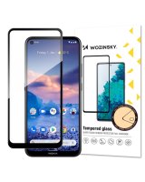  Wozinsky Wozinsky Tempered Glass Full Glue Super Tough Screen Protector Full Coveraged with Frame Case Friendly for Nokia 5.4 black 