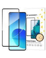  Wozinsky Wozinsky Tempered Glass Full Glue Super Tough Screen Protector Full Coveraged with Frame Case Friendly for Oppo Reno6 4G black 