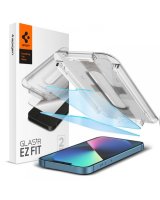  Spigen - TEMPERED GLASS Spigen GLAS.TR ''EZ FIT'' 2-PACK IPHONE 13 / 13 PRO ANTIBLUE 