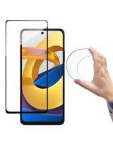 Wozinsky Wozinsky Full Cover Flexi Nano Glass Film Tempered Glass With Frame Xiaomi Poco M4 Pro 5G Transparent 