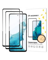  Wozinsky Wozinsky 2x Set Super Tough Full Glue Tempered Glass Full Screen with Frame Case Friendly Samsung Galaxy A53 5G Black 