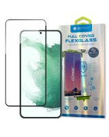  Bestsuit - Bestsuit 3D Edge Nano Flexi Glass Glass Film Full Screen Tempered Glass With Frame For Samsung Galaxy S22 + (S22 Plus) Transparent 