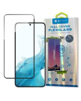  Bestsuit Bestsuit 3D Edge Nano Flexi Glass Glass Film Full Screen Tempered Glass With Frame For Samsung Galaxy S22 Transparent 