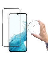 Wozinsky - Wozinsky Full Cover Flexi Nano Glass Film Tempered Glass With Frame For Samsung Galaxy S22 + (S22 Plus) Transparent 