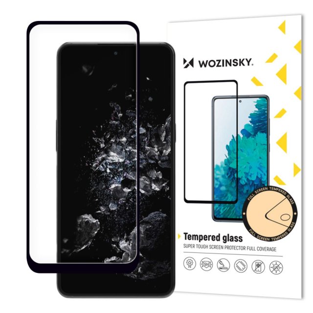 Wozinsky Wozinsky Full Glue Tempered Glass Full Screen Tempered Glass for OnePlus 10T / OnePlus Ace Pro 9H Full Screen with Black Frame   Wozinsky Wozinsky Full Glue Tempered Glass Full Screen Tempered Glass for OnePlus 10T / OnePlus Ace Pro 9H Full Screen with Black Frame