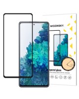  Wozinsky Wozinsky Tempered Glass Full Glue Super Tough Screen Protector Full Coveraged with Frame Case Friendly for Samsung Galaxy S20 FE black 