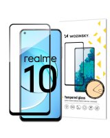  Wozinsky Wozinsky Full Glue Tempered Glass Tempered Glass For Realme 10 9H Full Screen Cover With Black Frame 