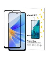  Wozinsky Wozinsky Full Glue Tempered Glass Tempered Glass For Oppo A17 9H Full Screen Cover With Black Frame 