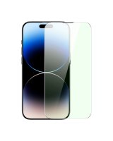  Baseus Baseus Full Screen Tempered Glass for iPhone 14 Pro Max with Anti Blue Light Filter and 0.3mm Speaker Cover + Mounting Frame 