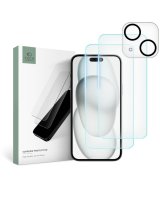  Tech-Protect Tech-Protect Supreme Set for iPhone 15 2x Tempered Glass for Display / Tempered Glass for Camera 