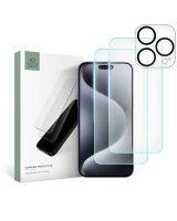  Tech-Protect Tech-Protect Supreme Set for iPhone 15 Pro 2x Tempered Glass for Display / Tempered Glass for Camera 