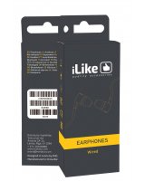  iLike - Earphones IEA01BK 3.5mm Black 