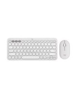  Logitech LOGITECH Pebble 2 Bluetooth Keyboard Combo - TONAL WHITE - US INT'L 