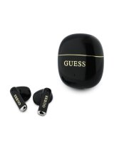  Guess Gold Line Glossy Classic Logo TWS Wireless Earphones Black Gold 
