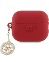  Guess Guess GUAP23DSLGHDF AirPods Pro 2 cover red 3D Rubber 4G Diamond Charm 