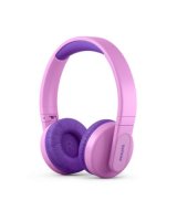 Philips Philips Kids wireless on-ear headphones TAK4206PK/00, Volume limited <85 dB, App-based parental controls, Light-up ear cups, Pink 