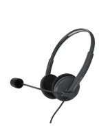  Energy Sistem Headset Office 2 Anthracite, On-ear, 3.5mm plug, retractable boom mic. 