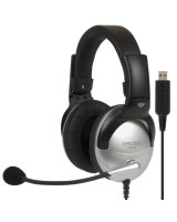  Koss Gaming headphones SB45 USB Wired, On-Ear, Microphone, USB Type-A, Noise canceling, Silver/Black 