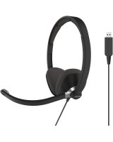  Koss USB Communication Headsets CS300 On-Ear, Microphone, Noise canceling, USB, Black 