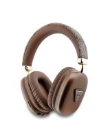  Guess Guess PU Leather 4G Triangle Logo Bluetooth Stereo Headphone Brown 