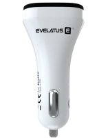  Evelatus - Evelatus Quick Car Charger QCC02 White 