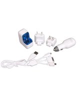  OMEGA Universal Universal Charger KIT 3in1 White 