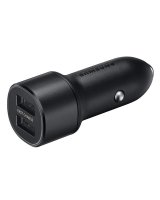  Samsung Car Charger Dual Port 15W Black 
