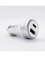  Evelatus - Evelatus Quick Car Charger QCC03, QCC03WH White 