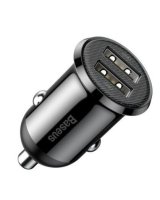  Baseus Grain Pro car charger 2x USB 4.8 A Black 