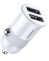  Baseus 3,1 A dual port smart car charger white (C-A06 White 
