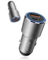  Dudao USB / USB Car Charger Type C Power Delivery Quick Charge 22.5 W Gray 
