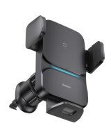  Baseus Universal Wisdom induction charger car phone holder Black 