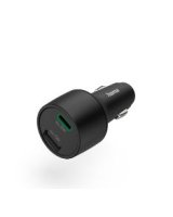  Hama Car Fast Charger, 1x USB-C, 1x USB-A, PD, 32 W Black 