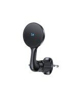  Wozinsky WCT5-6S4Y Car Holder with Qi/MagSafe 15W Inductive Charger for Air Vent Black 