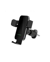  Wozinsky WEDZ-3Y8S clamp car holder with 15W inductive charger for phone on the air vent Black 