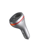  Ugreen Ugreen USB Type C / USB QC PD 24W car charger with 12V cigarette lighter socket silver (CD204) 