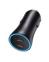  Baseus Baseus Golden Contactor Pro car charger 2x USB-C 40W gray (CGJP000013) 