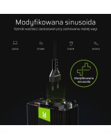  Green cell Green Cell Registered 24V to 230V Modified sine 1000W 