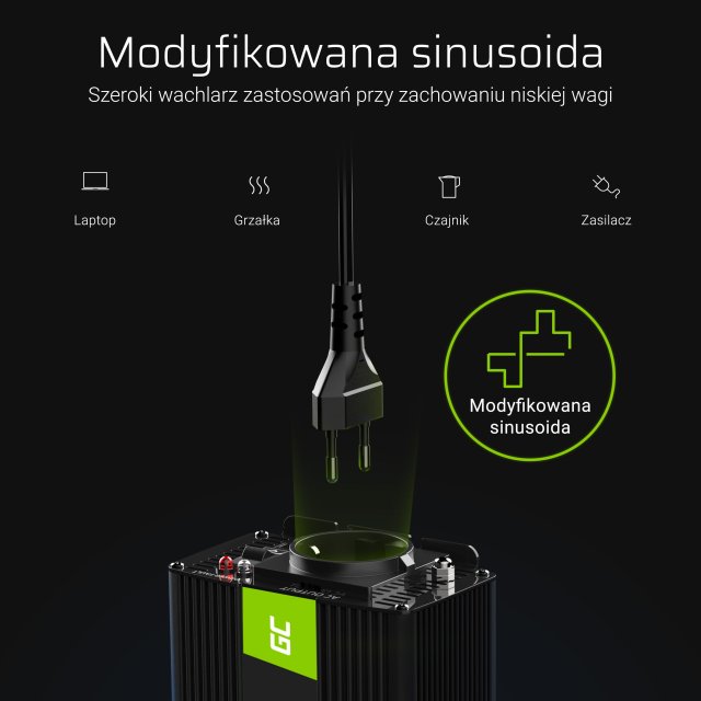  Green cell Green Cell Registered 24V to 230V Modified sine 1000W 