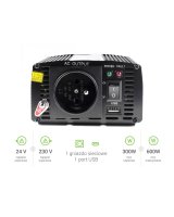  Green cell Green Cell Registered Voltage Car Inverter 24V to 230V 300W / 600W 