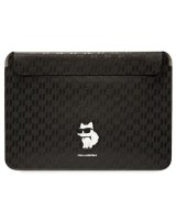  Karl Lagerfeld Karl Lagerfeld Saffiano Monogram Choupette case for a 14'' laptop - black 