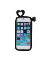  GreenGo Universal bumper L (10cm) Hearts Black 