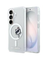  Karl Lagerfeld IML Choupette Peekaboo Logo Magnetic Case for iPhone Samsung Galaxy S26 Transparent 