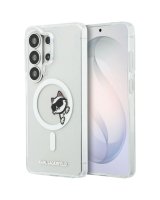  Karl Lagerfeld IML Choupette Peekaboo Logo Magnetic Case for iPhone Samsung Galaxy S26 Ultra Transparent 