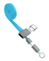 Hoco UPL03 Share line apple + micro usb blue 