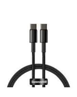  Baseus Кабель Baseus Tongsten Gold Fast Charging Data Cable Type-C to Type-C 100W 1m Black 