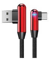 Evelatus - Type-C Data Cable TPC05 L-Shape Red 
