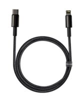  Baseus Universal Tungsten Gold Fast Charge Cable USB-C to Lightning 20W 1m Black 
