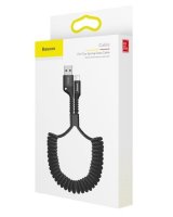  Baseus Fish Eye Spring Cable Lightning 2A 1m Black 